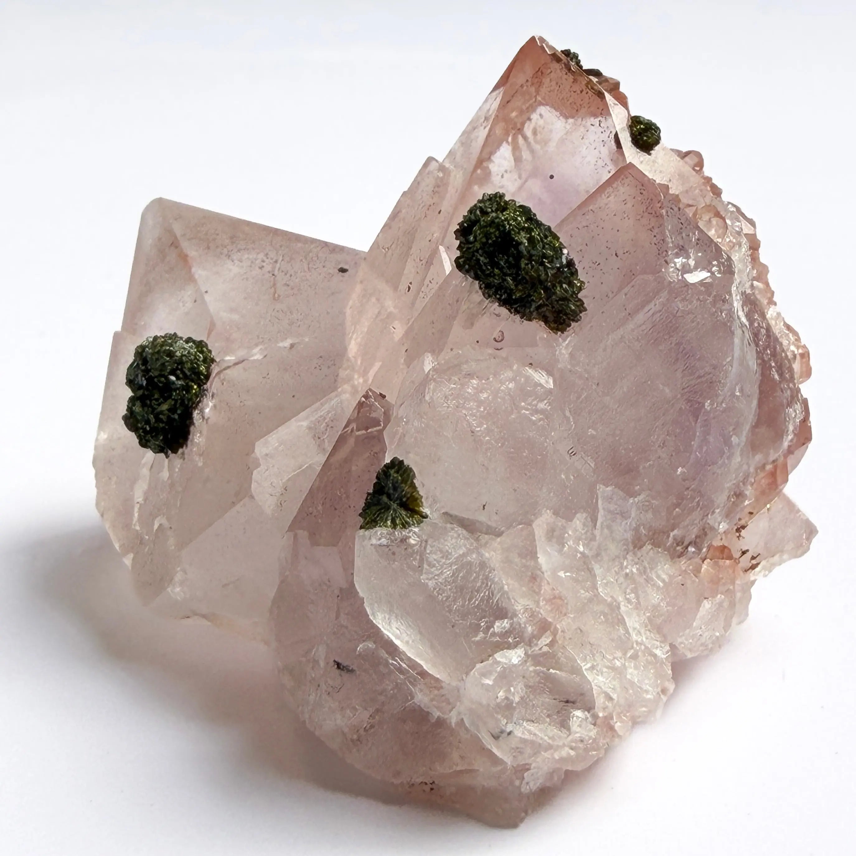 Sichuan Garden Quartz - Pink Amethyst with Epidote, Hematite Inclusions view 3